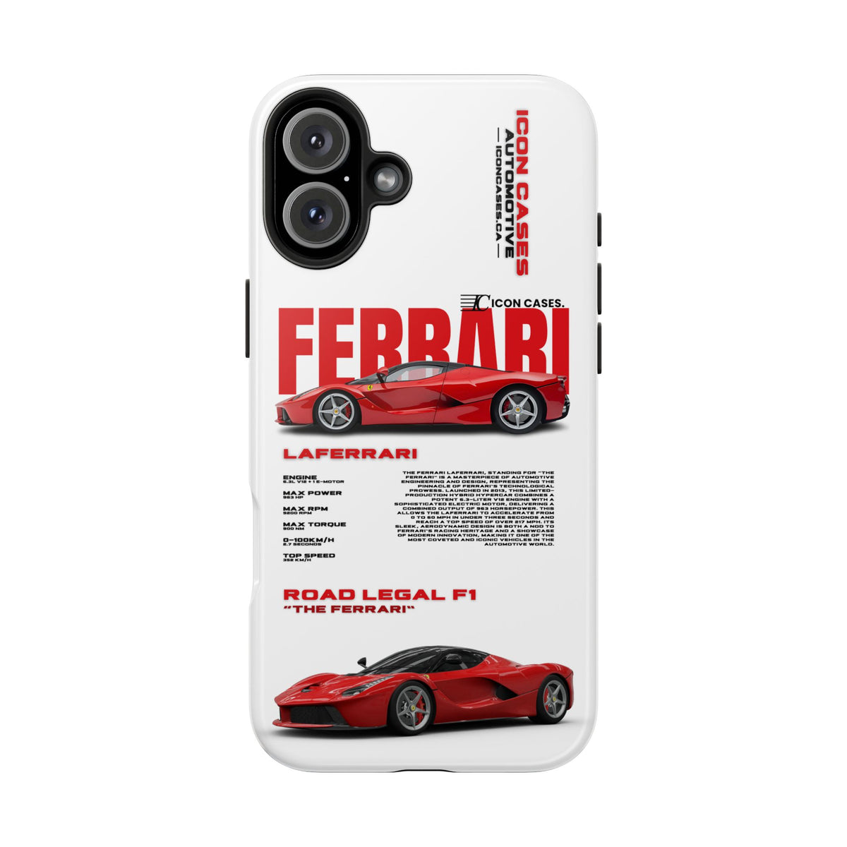 "Laferrari" White Case