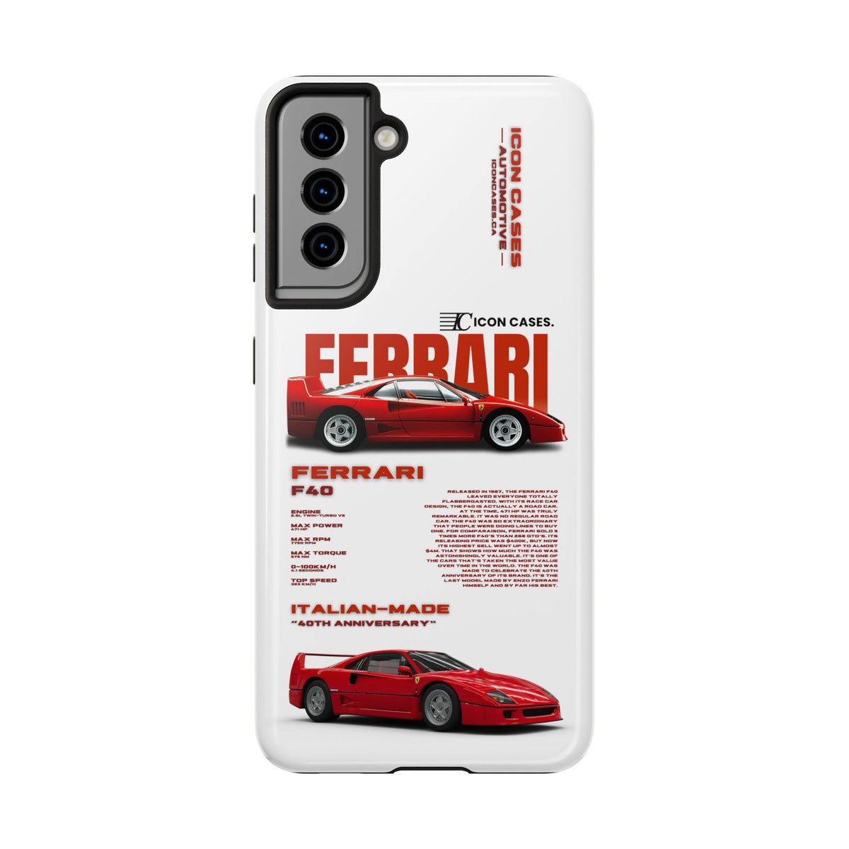 "F40" White Case