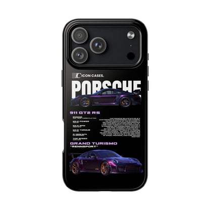 "Purple GT2RS" Black Case