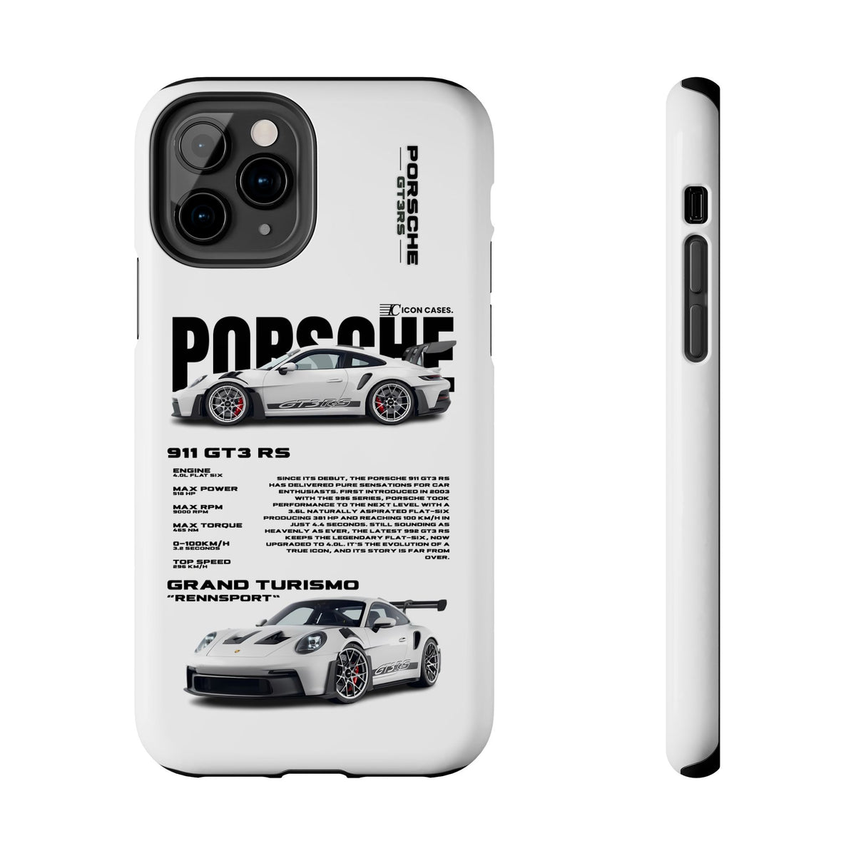 "GT3 RS" white case