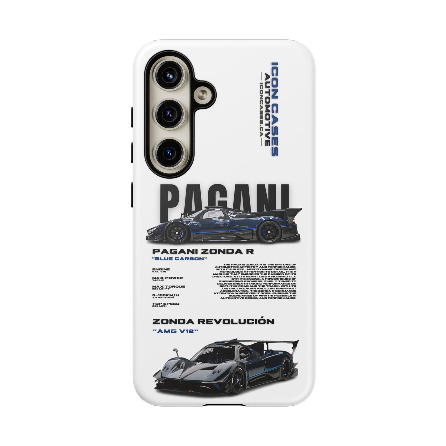 "Zonda R" hard case - samsung Phone Case Icon Cases