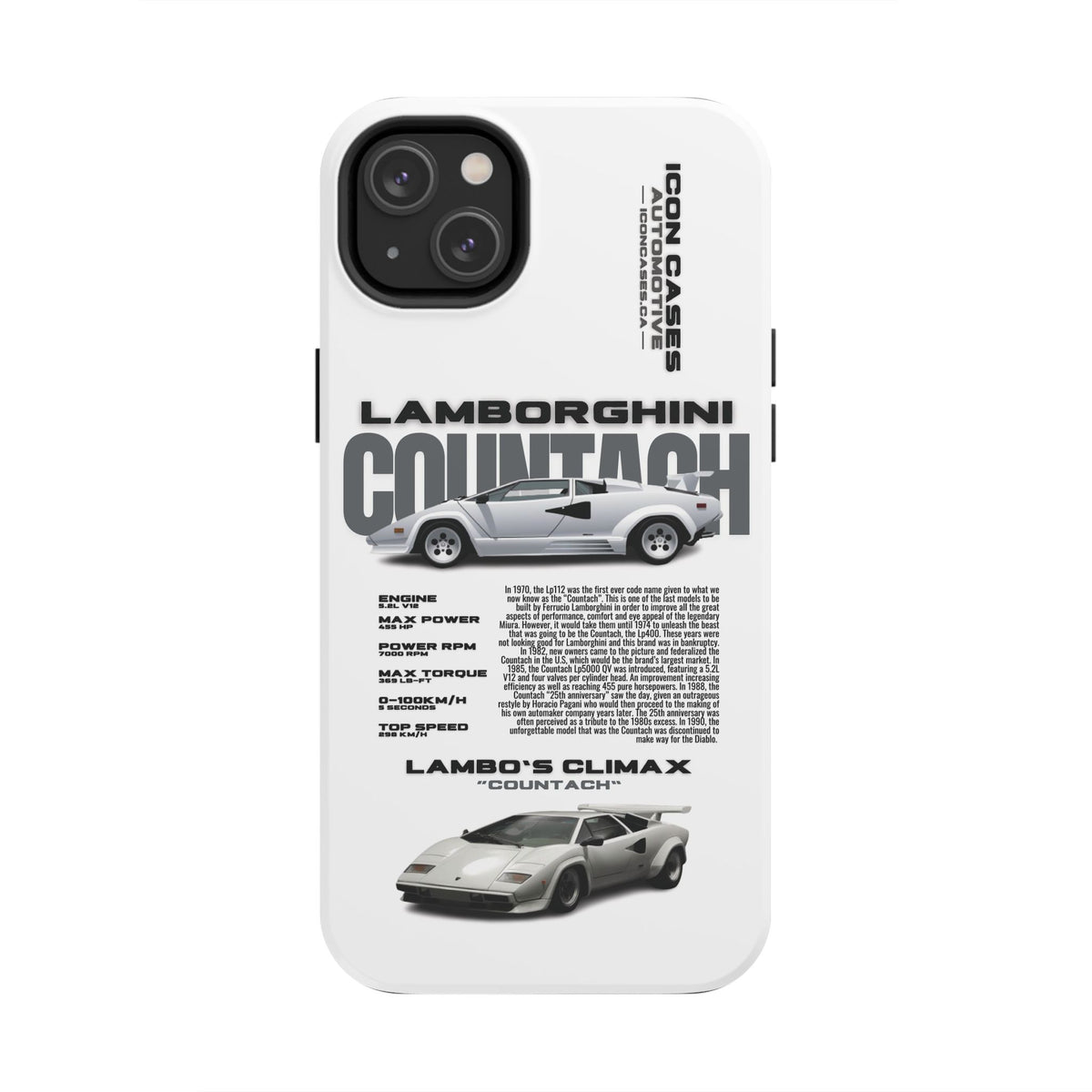 "Countach" White Case