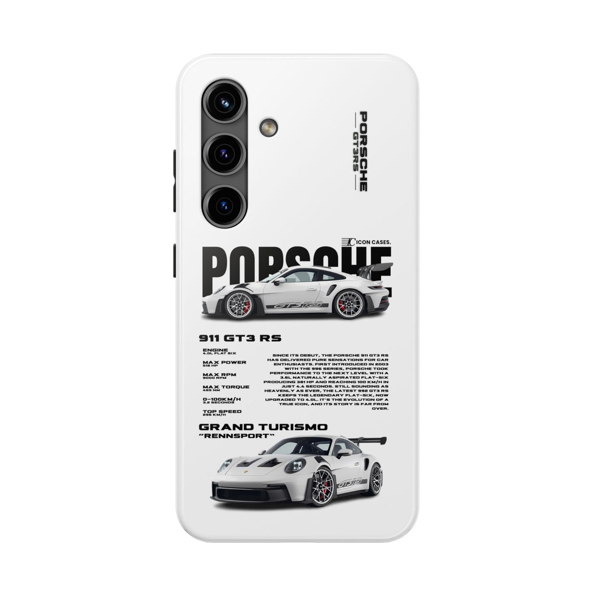 "GT3 RS" white case