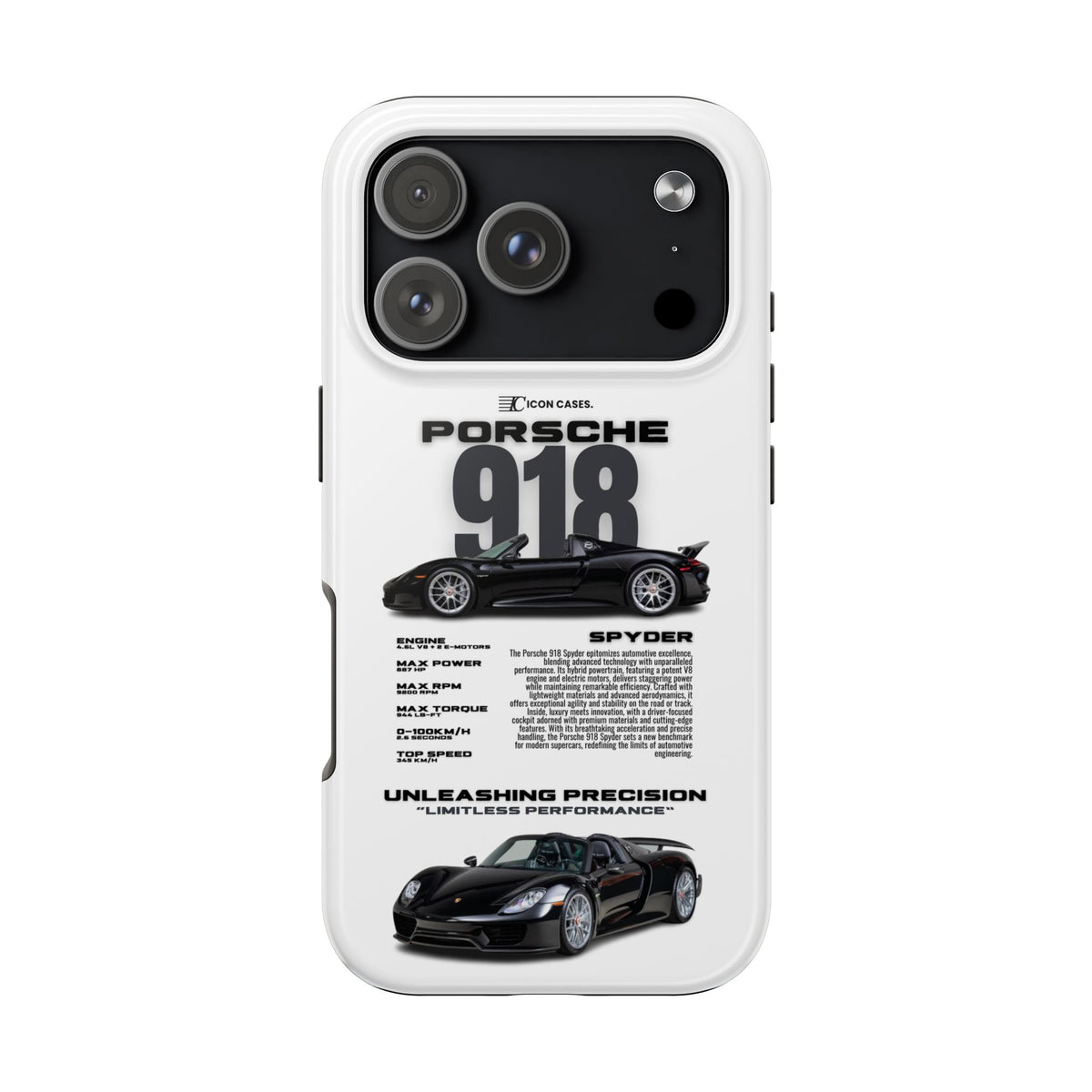 "918 spyder" White Case