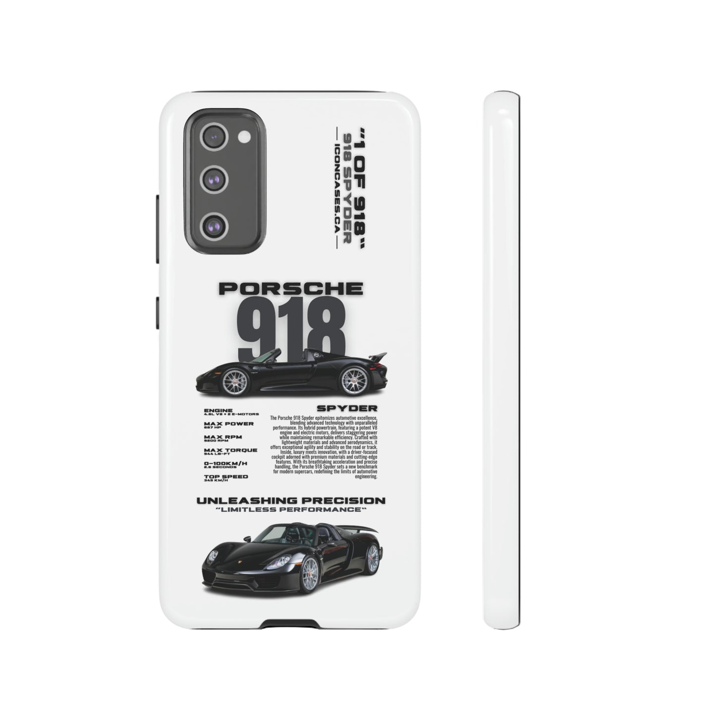 "918 spyder" hard case - samsung Phone Case Icon Cases