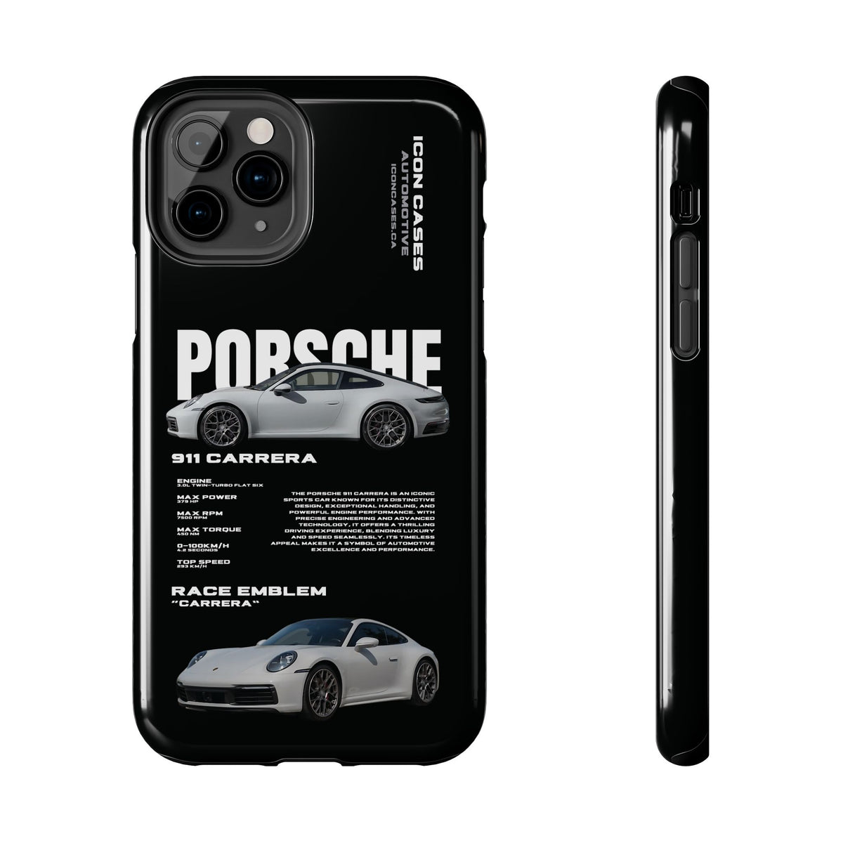 "992 carrera" Black Case