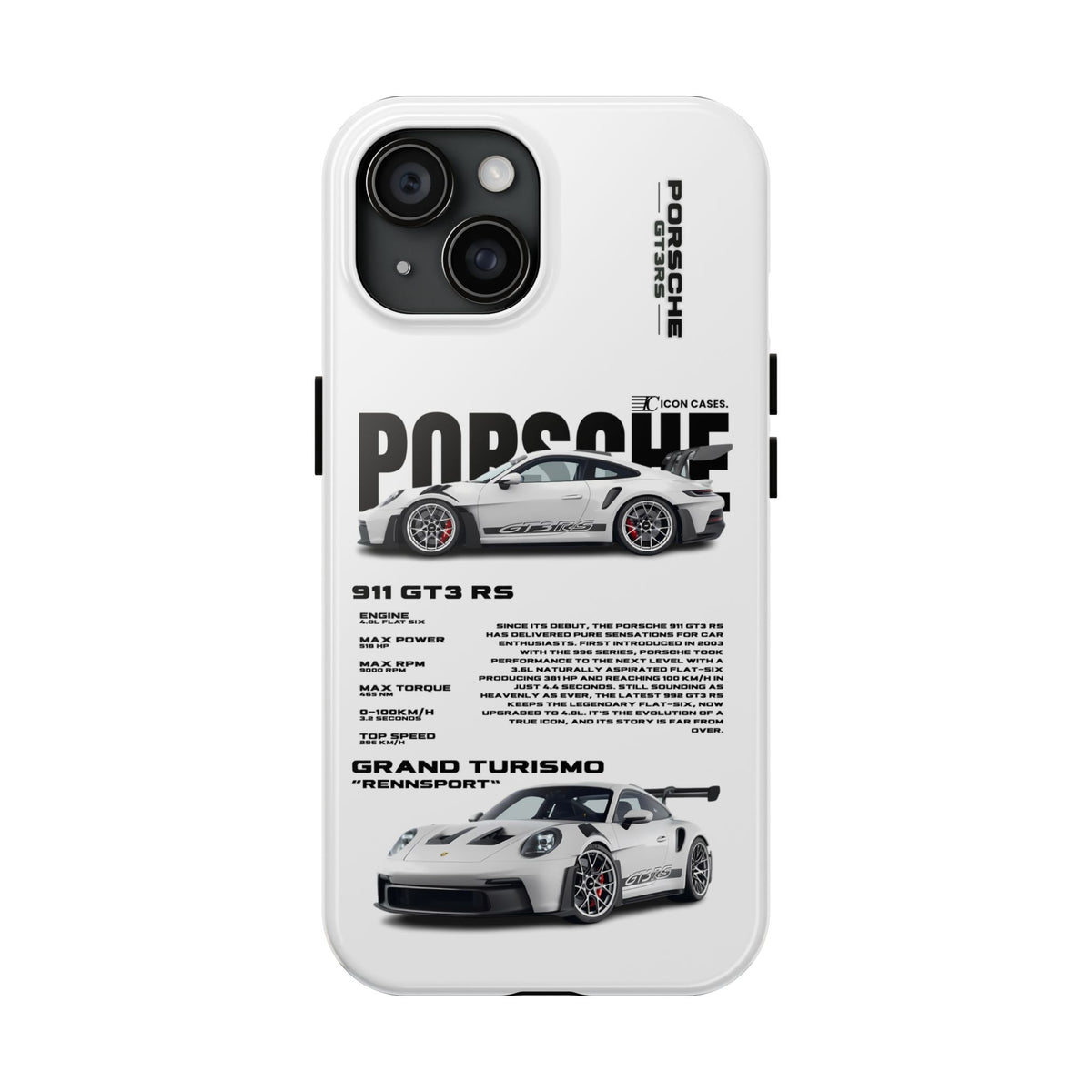 "GT3 RS" white case