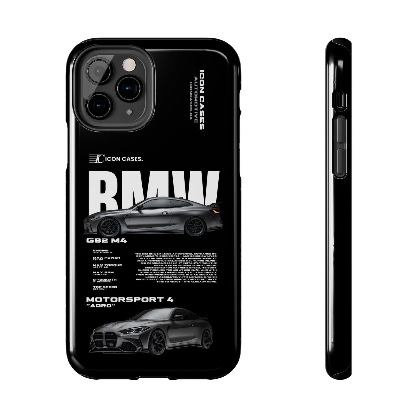 "G82 M4" Black Case Phone Case Icon Cases
