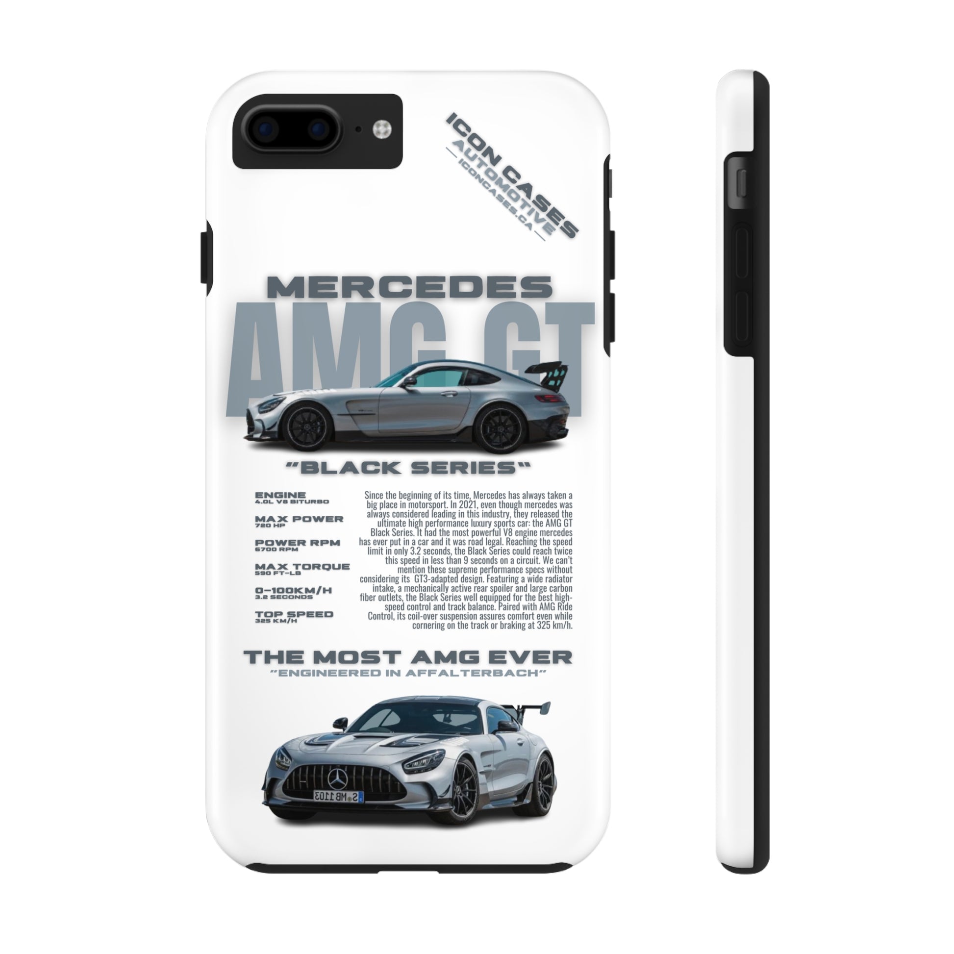 "Black Series" White Case Phone Case Icon Cases