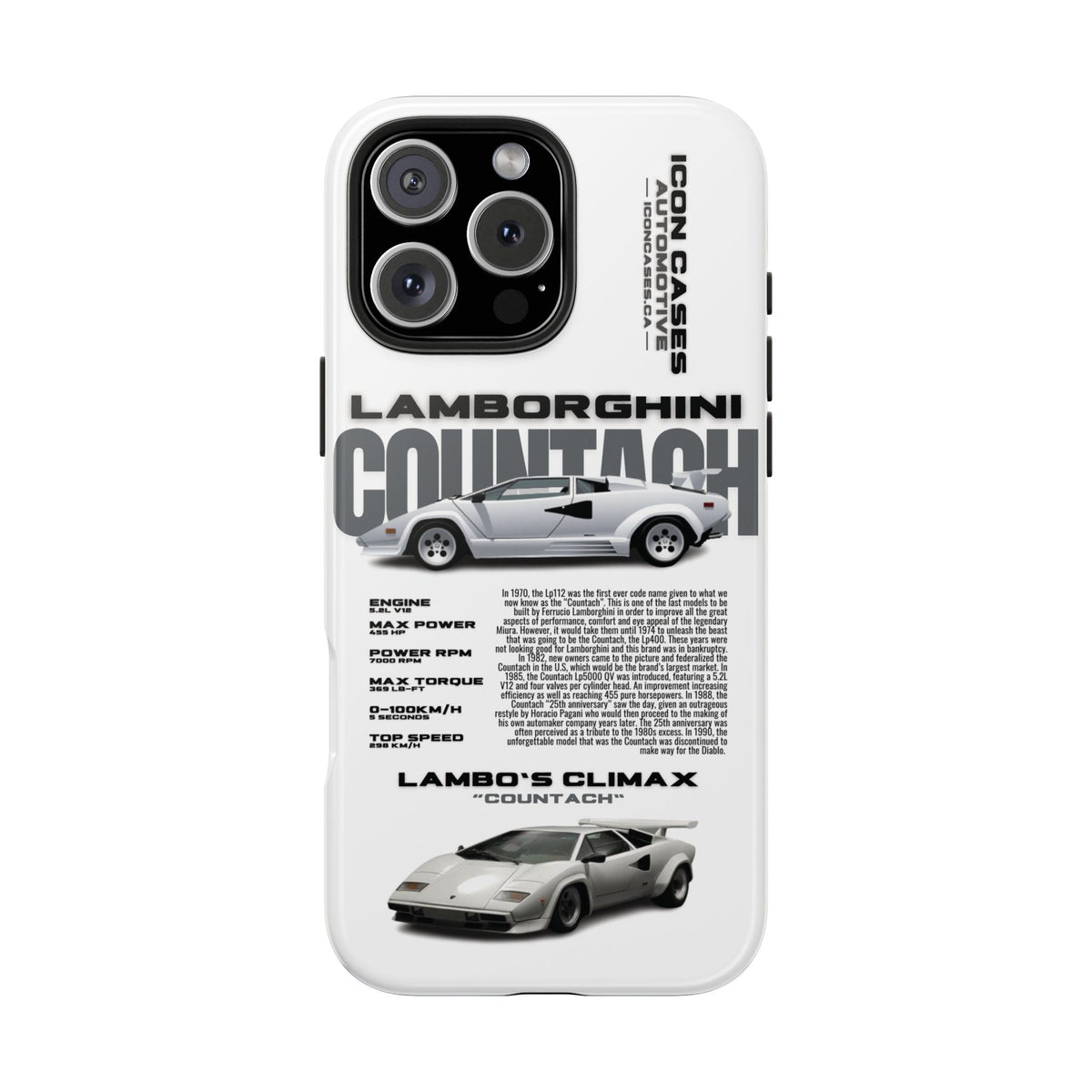 "Countach" White Case