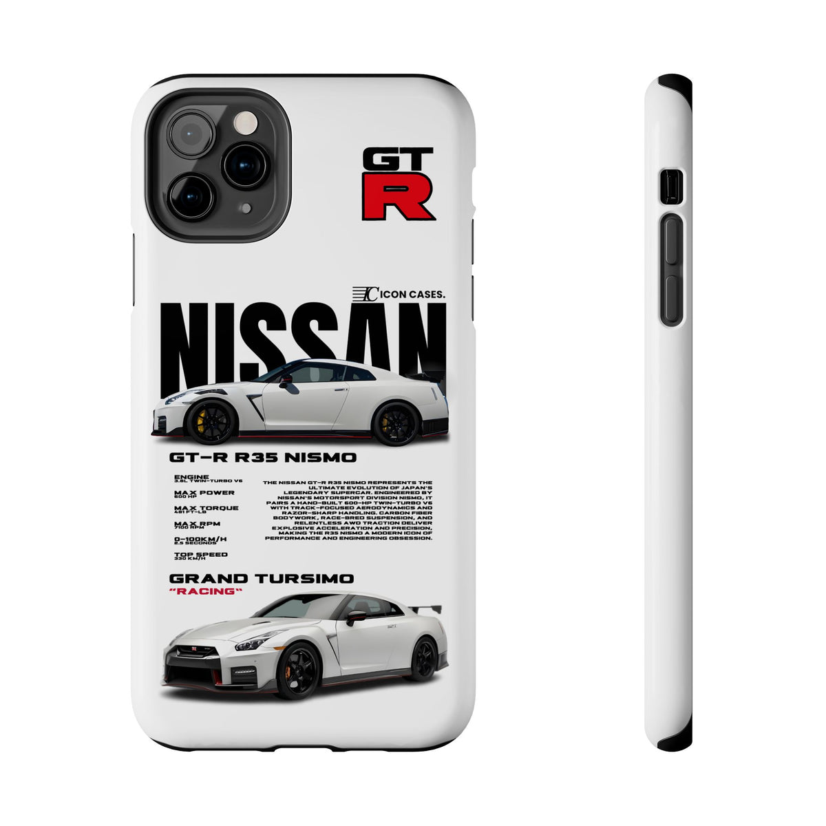 "GTR R35" white case