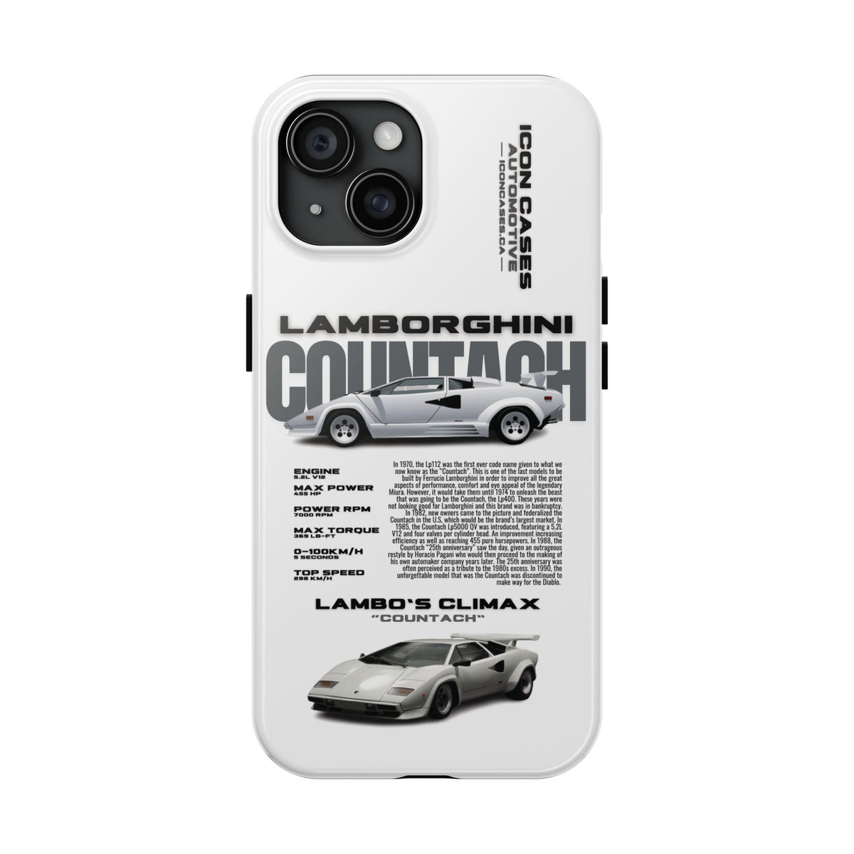 "Countach" White Case
