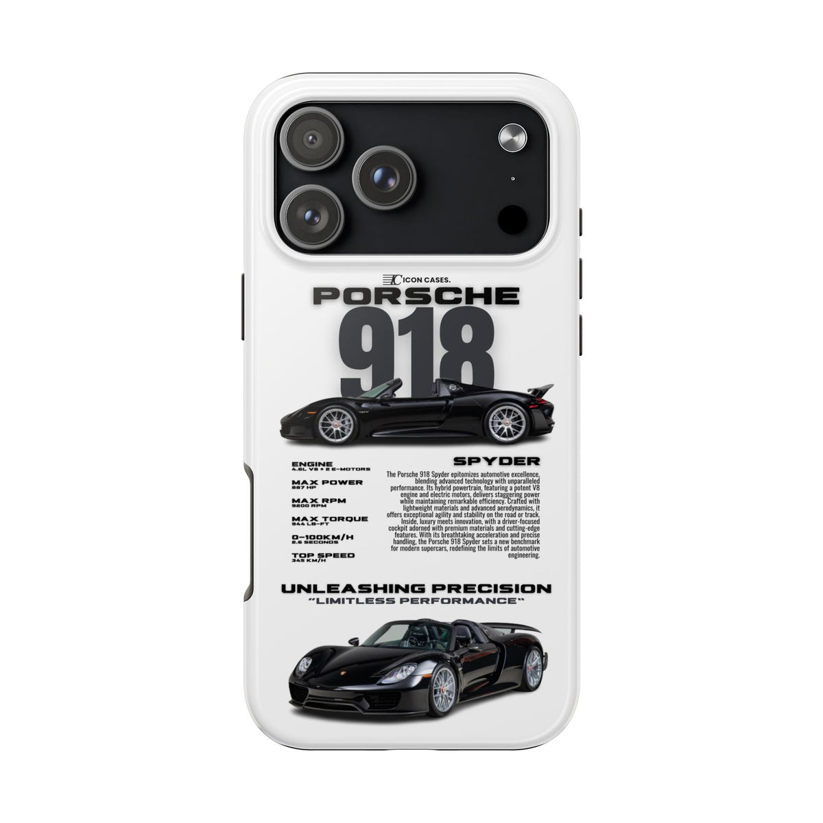 "918 spyder" White Case