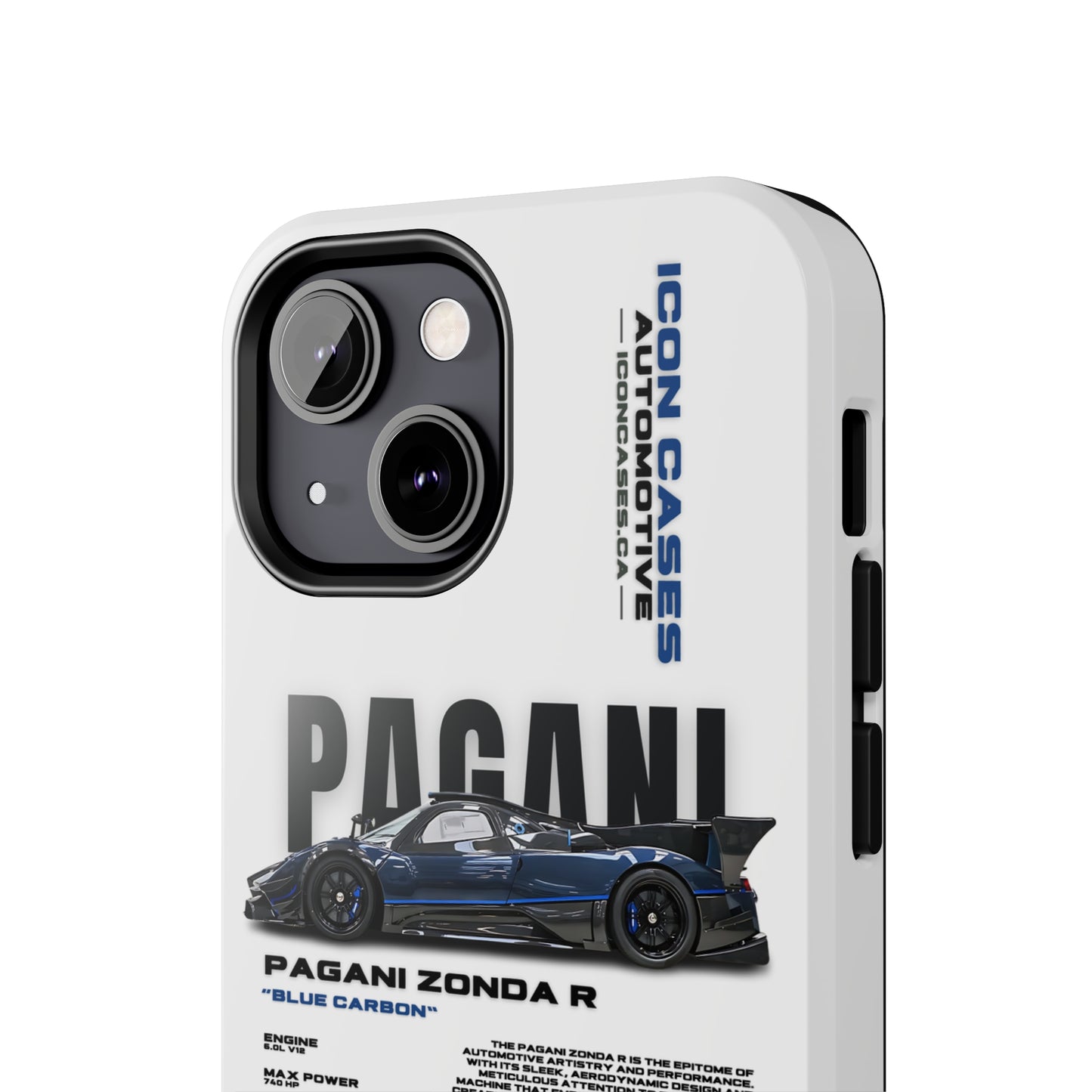 "Zonda R" White Case Phone Case Icon Cases