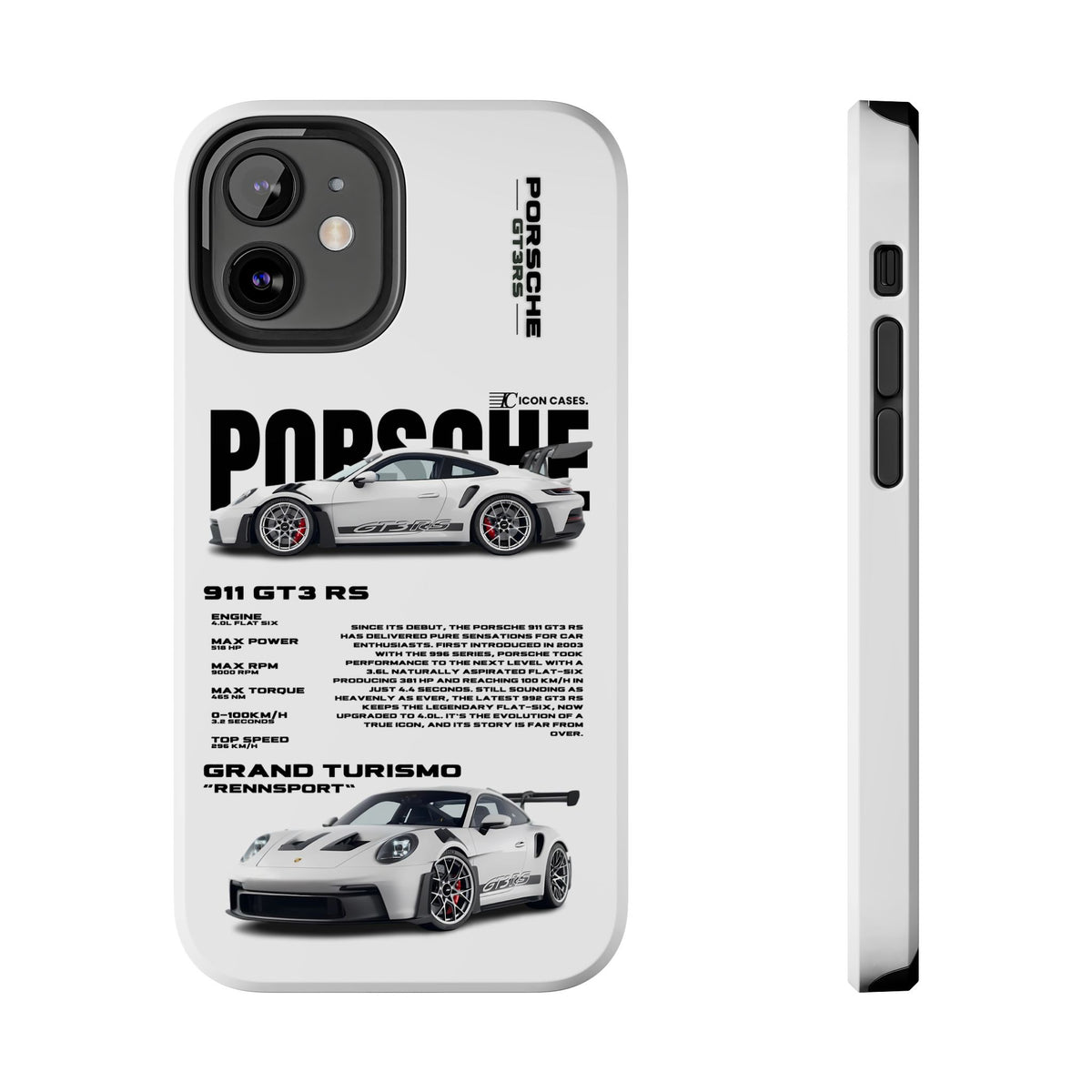 "GT3 RS" white case