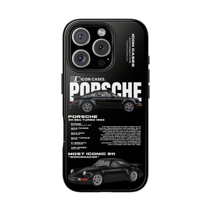 "964 Turbo" black case Phone Case Icon Cases