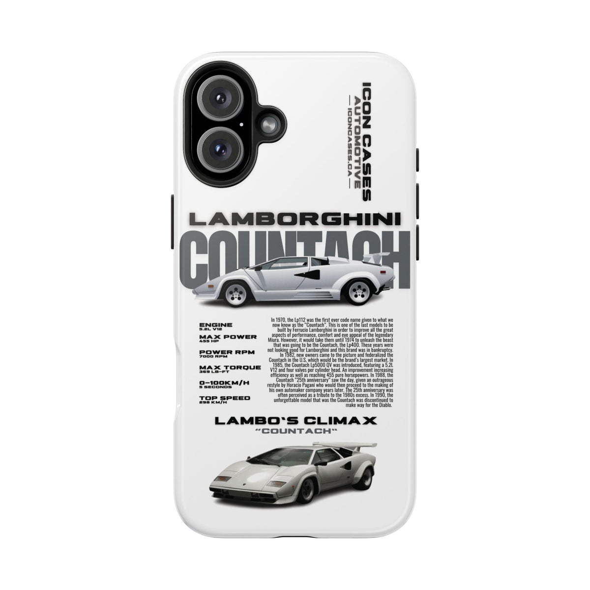 "Countach" White Case