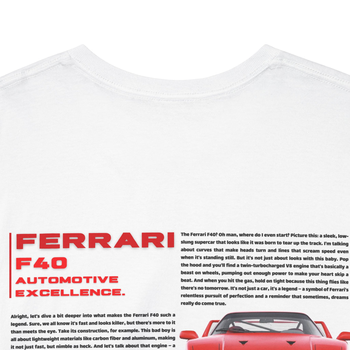 "f40" t-shirt