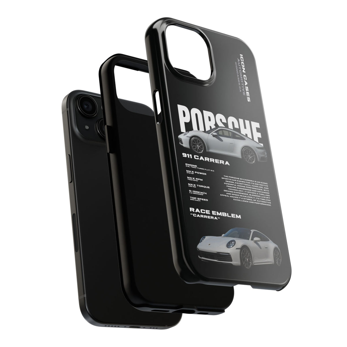 "992 carrera" Black Case