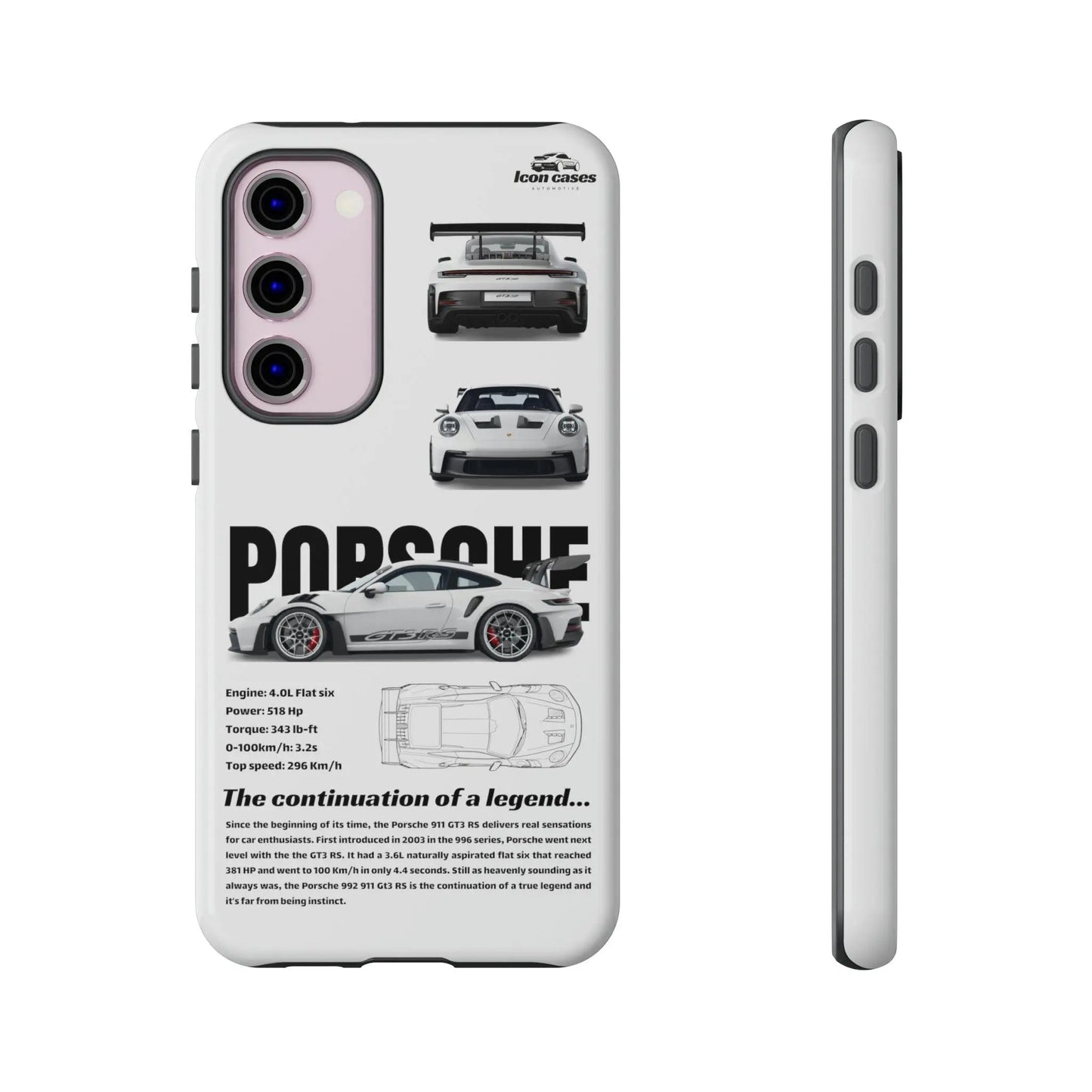 "Gt3 RS" hard case - Samsung galaxy - Icon Cases