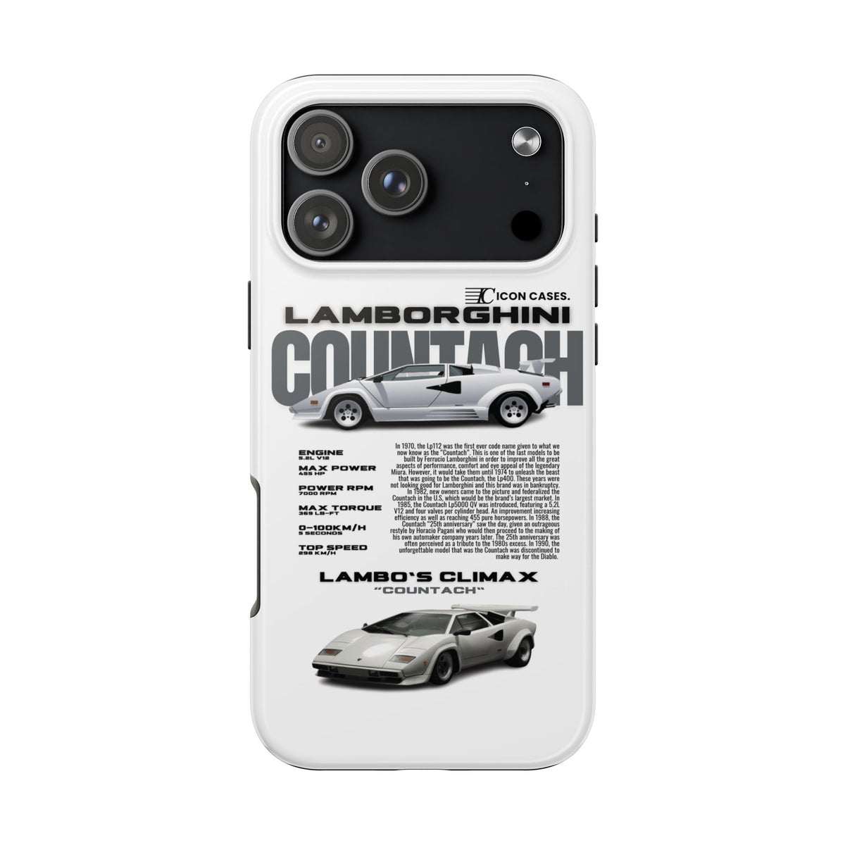 "Countach" White Case