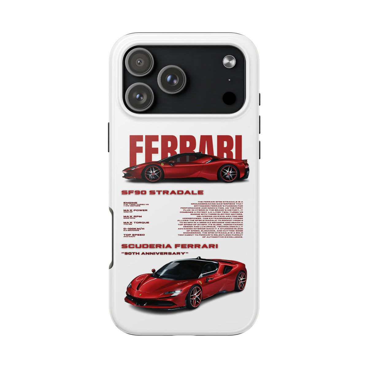 "SF90" White Case