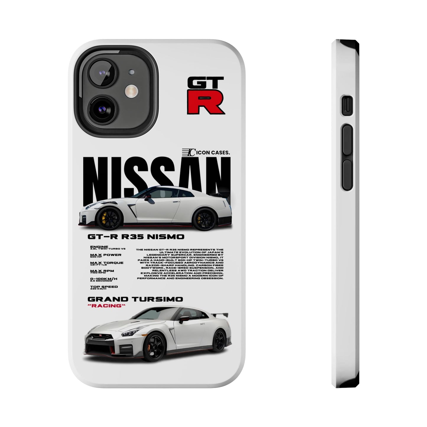 "GTR R35" white case Phone Case Icon Cases