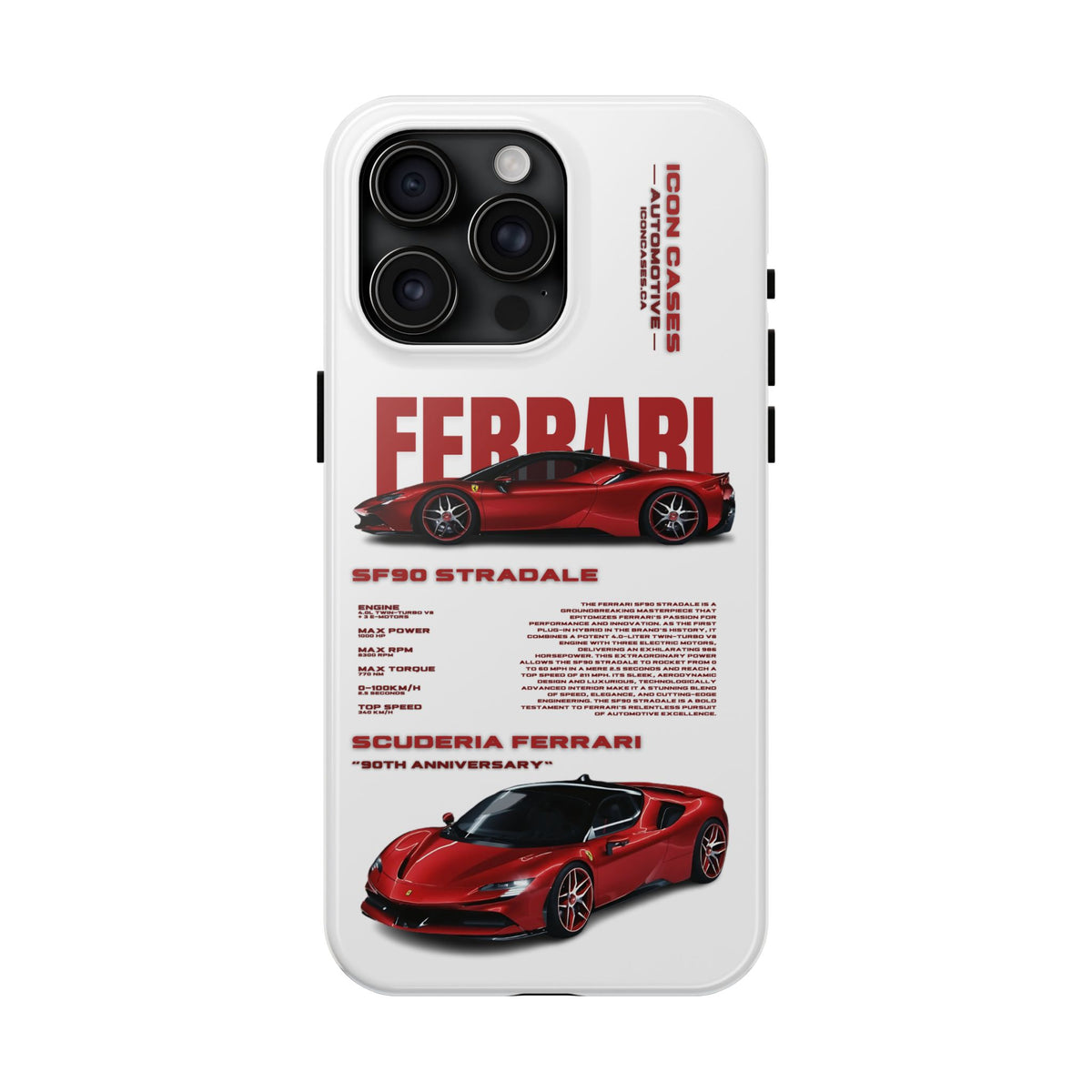 "SF90" White Case