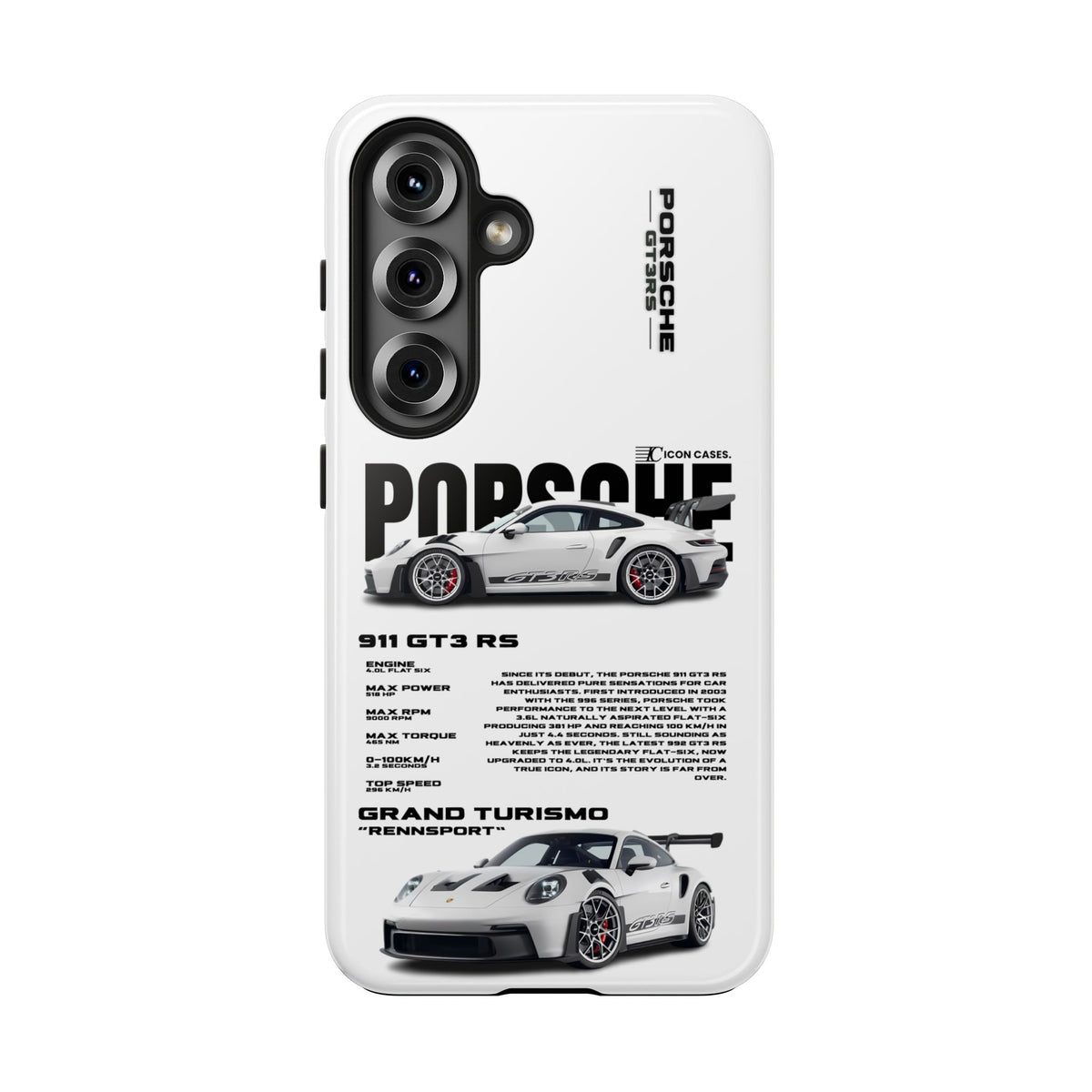 "GT3 RS" white case