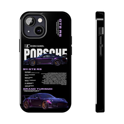 "Purple GT2RS" Black Case