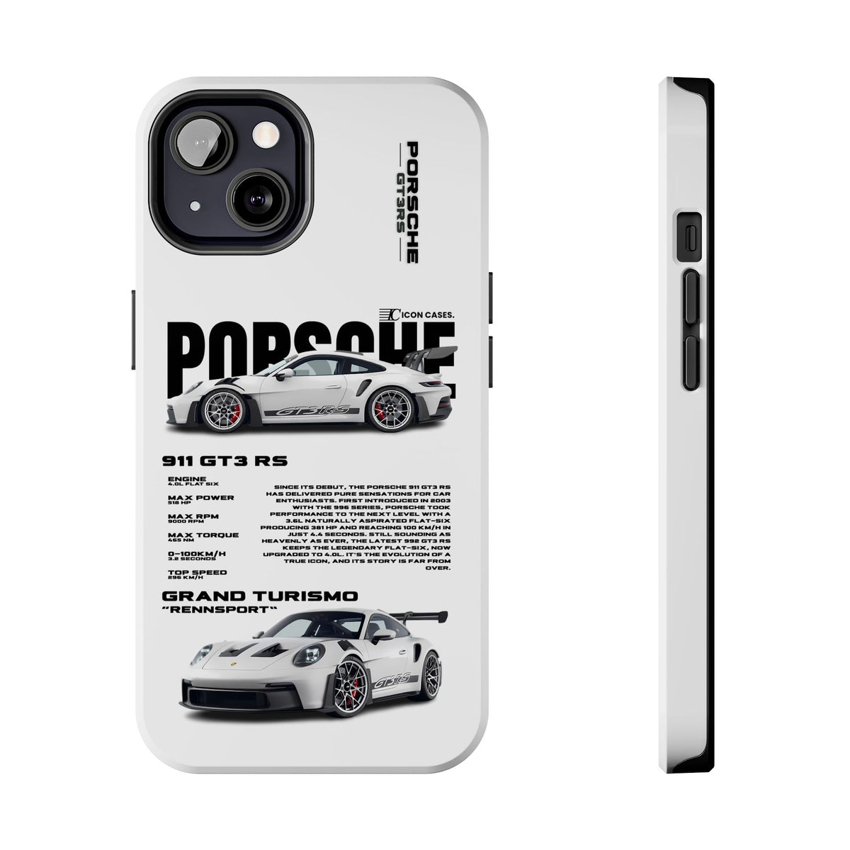 "GT3 RS" white case