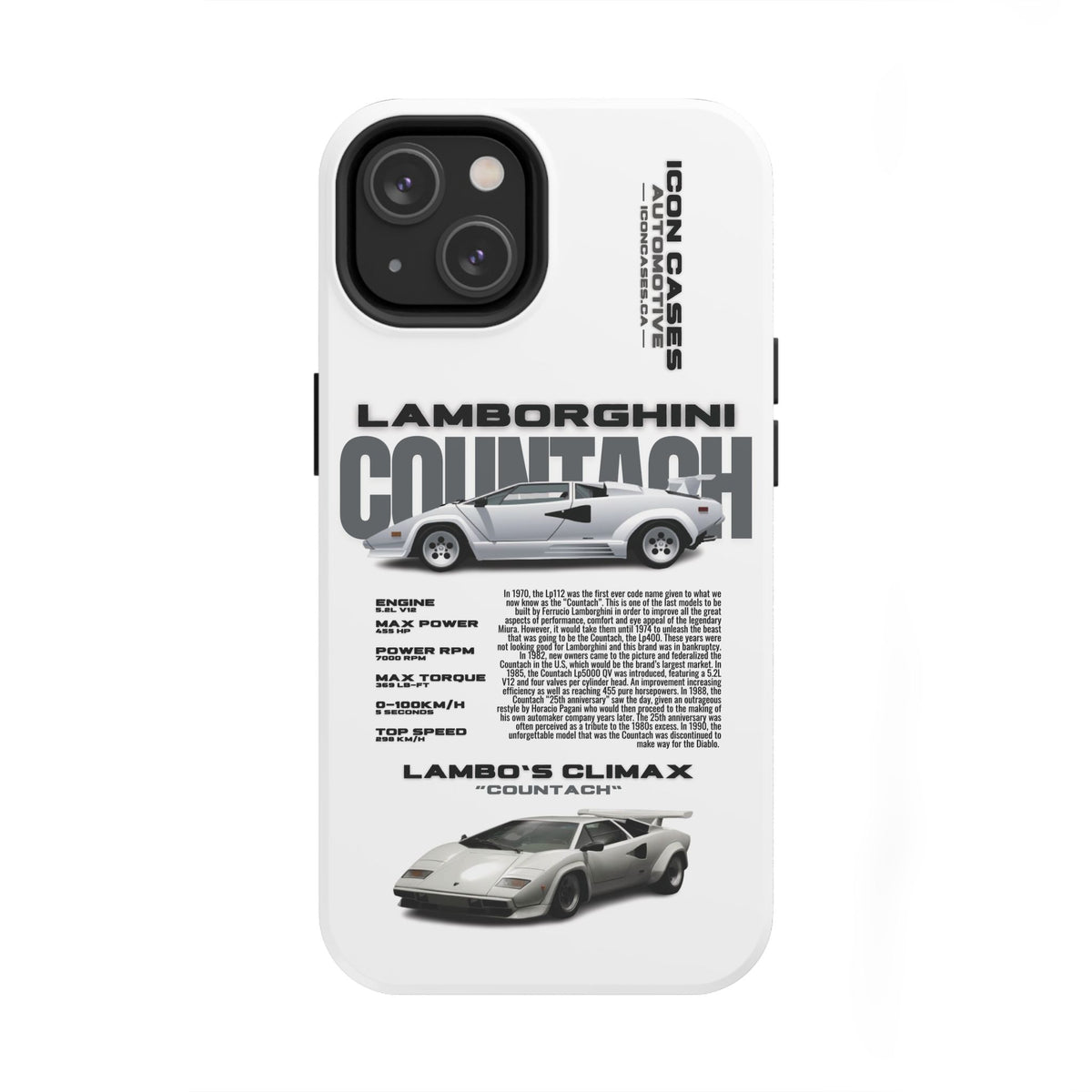 "Countach" White Case