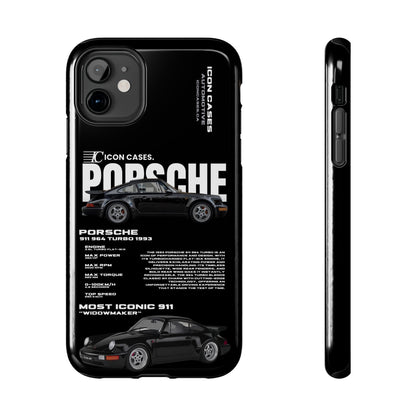 "964 Turbo" black case Phone Case Icon Cases
