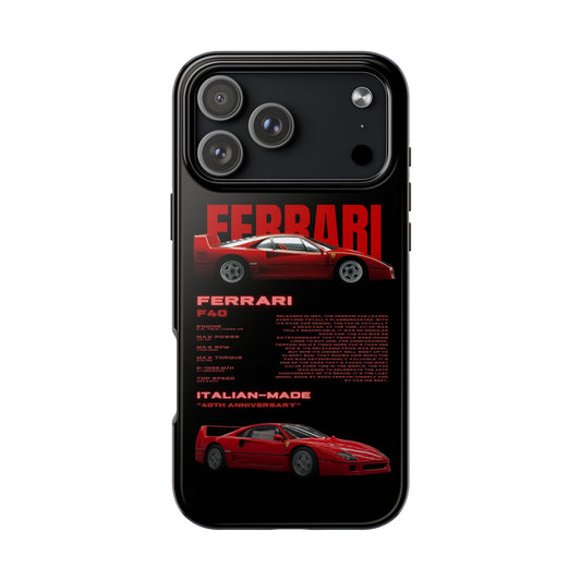 "F40" Black Case