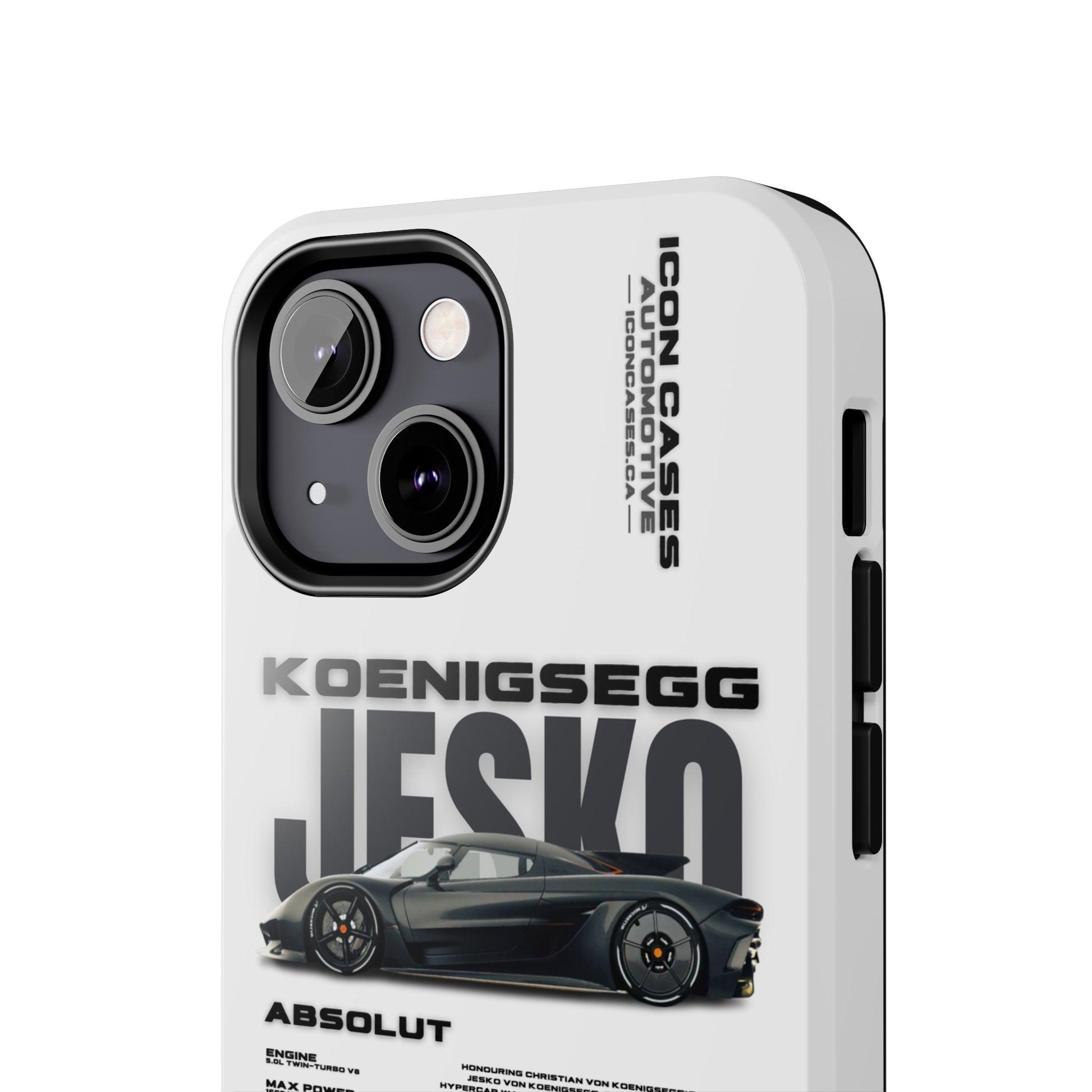 "Jesko" White case Phone Case Icon Cases