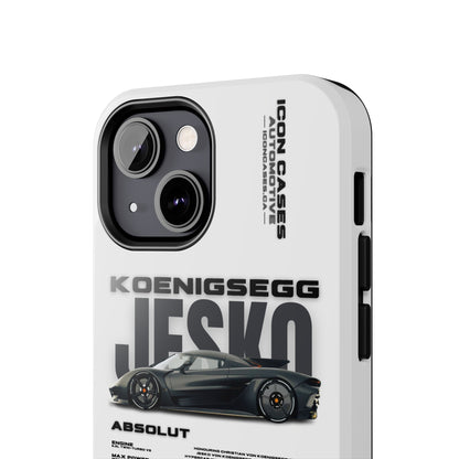 "Jesko" White case Phone Case Icon Cases