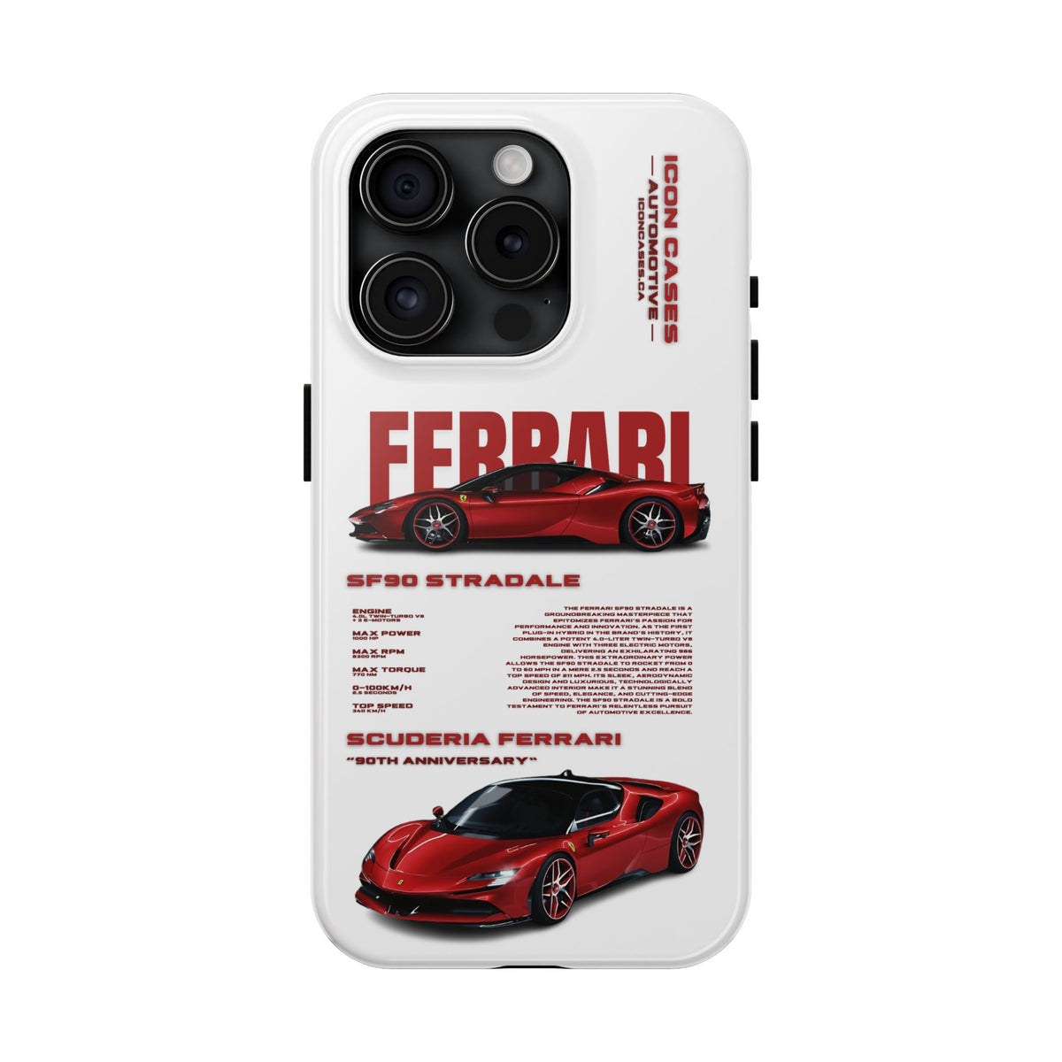 "SF90" White Case