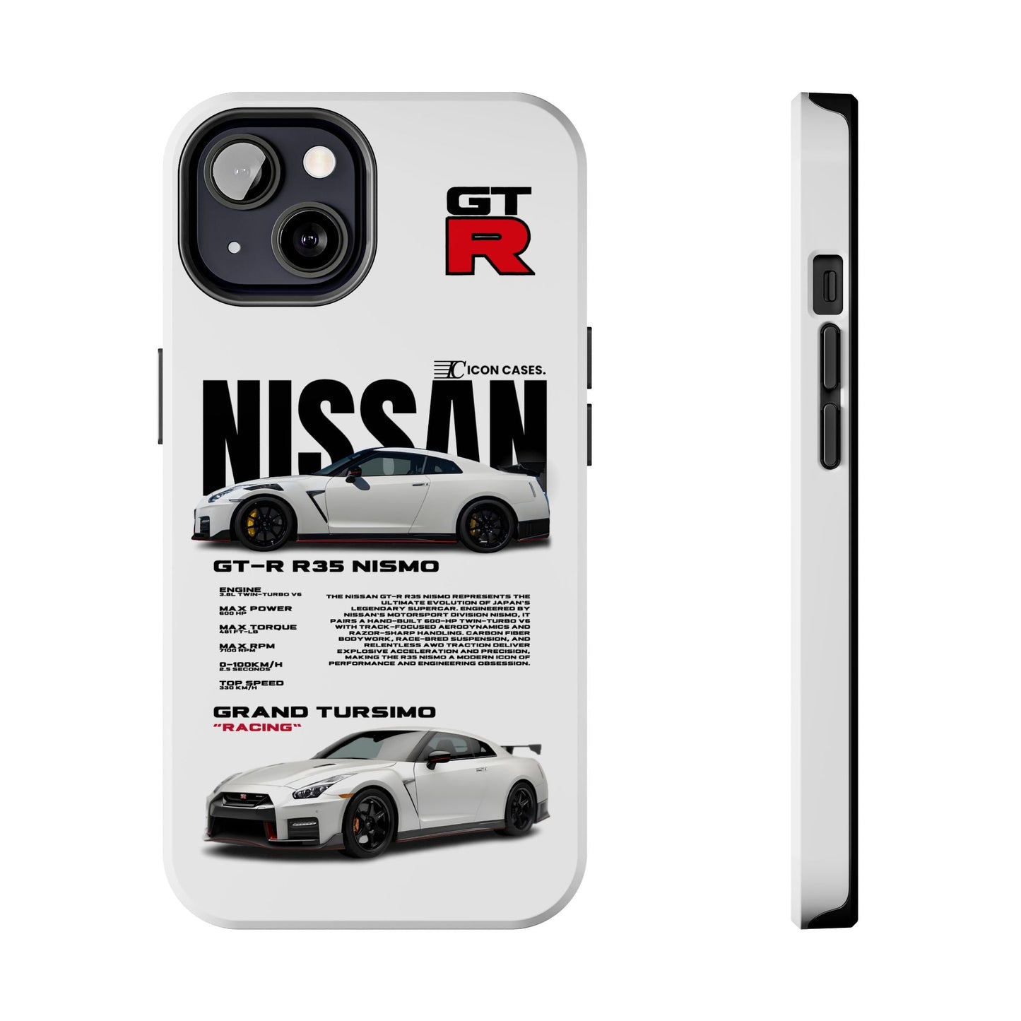 "GTR R35" white case Phone Case Icon Cases