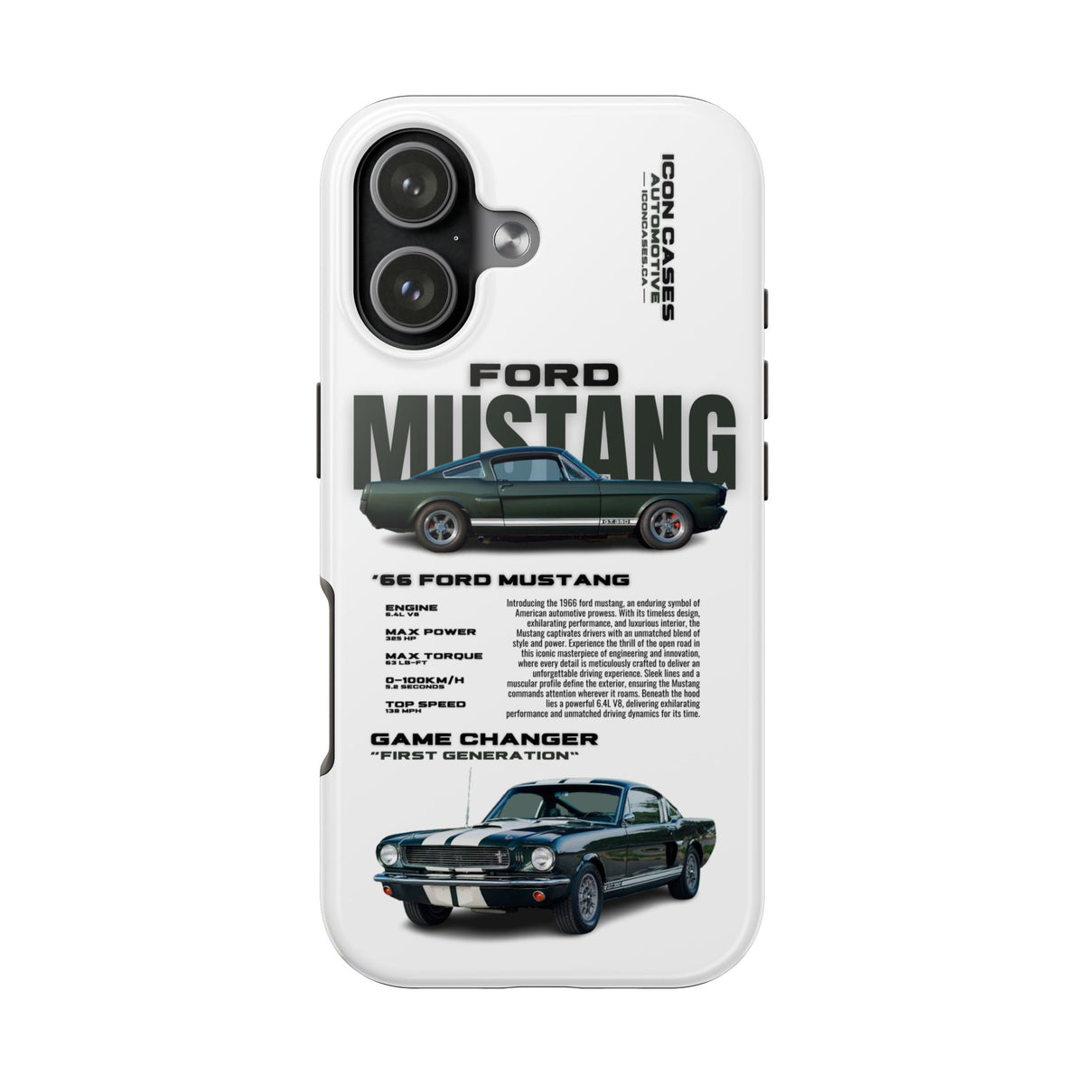 "Mustang"  White Case