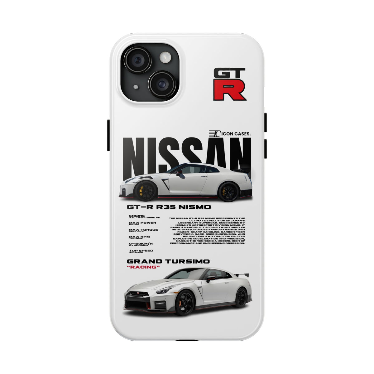 "GTR R35" white case