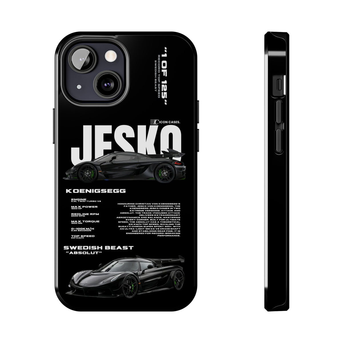 "Jesko" Black case