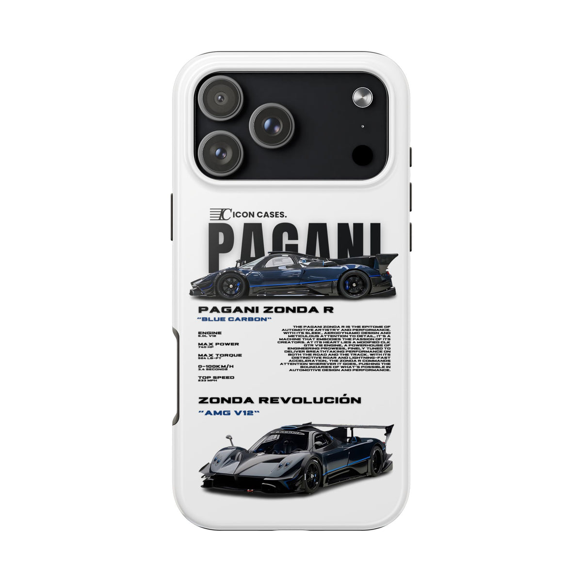"Zonda R" White Case