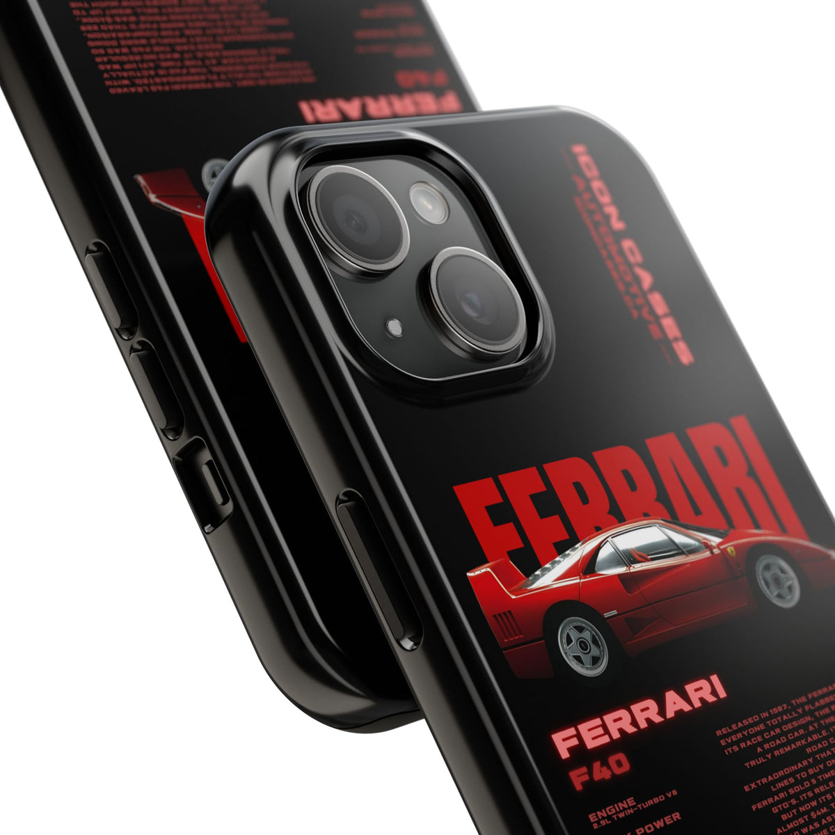 "F40" Black Case