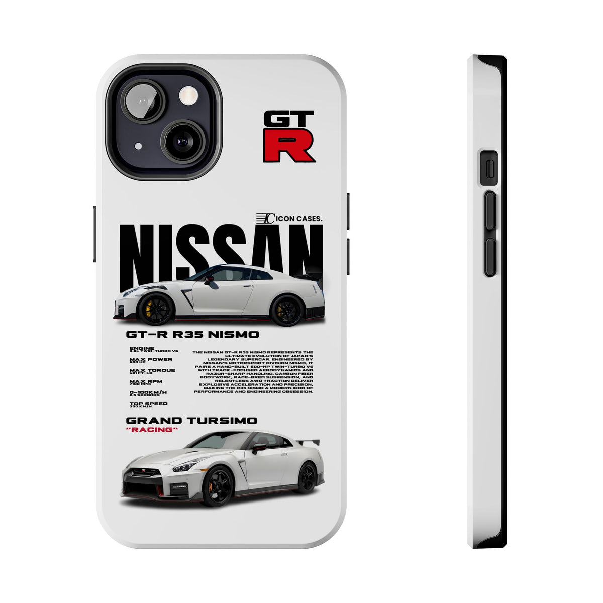 "GTR R35" white case