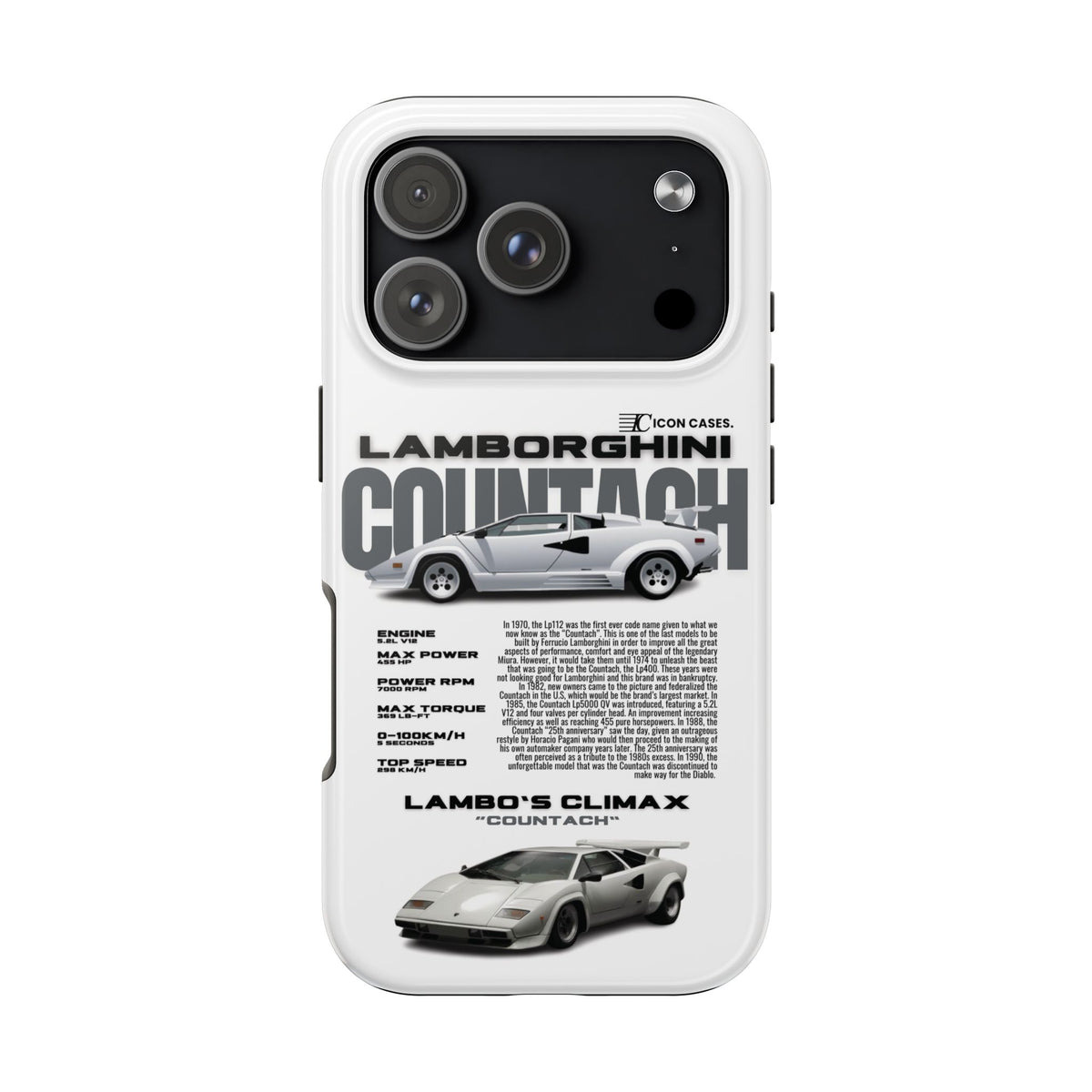 "Countach" White Case