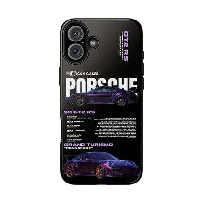 "Purple GT2RS" Black Case