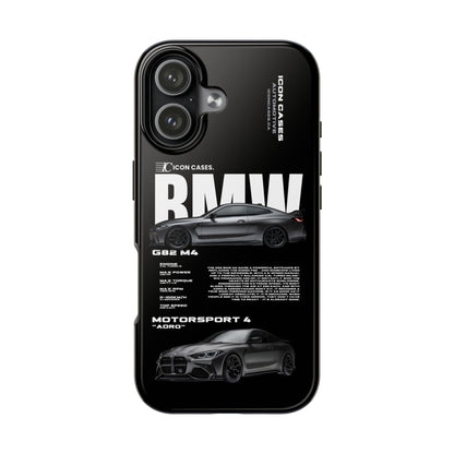 "G82 M4" Black Case Phone Case Icon Cases