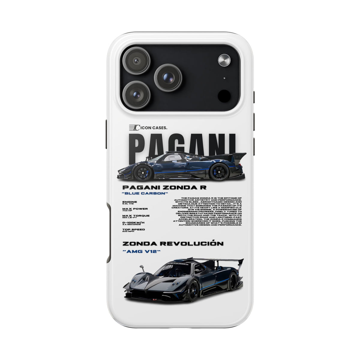 "Zonda R" White Case