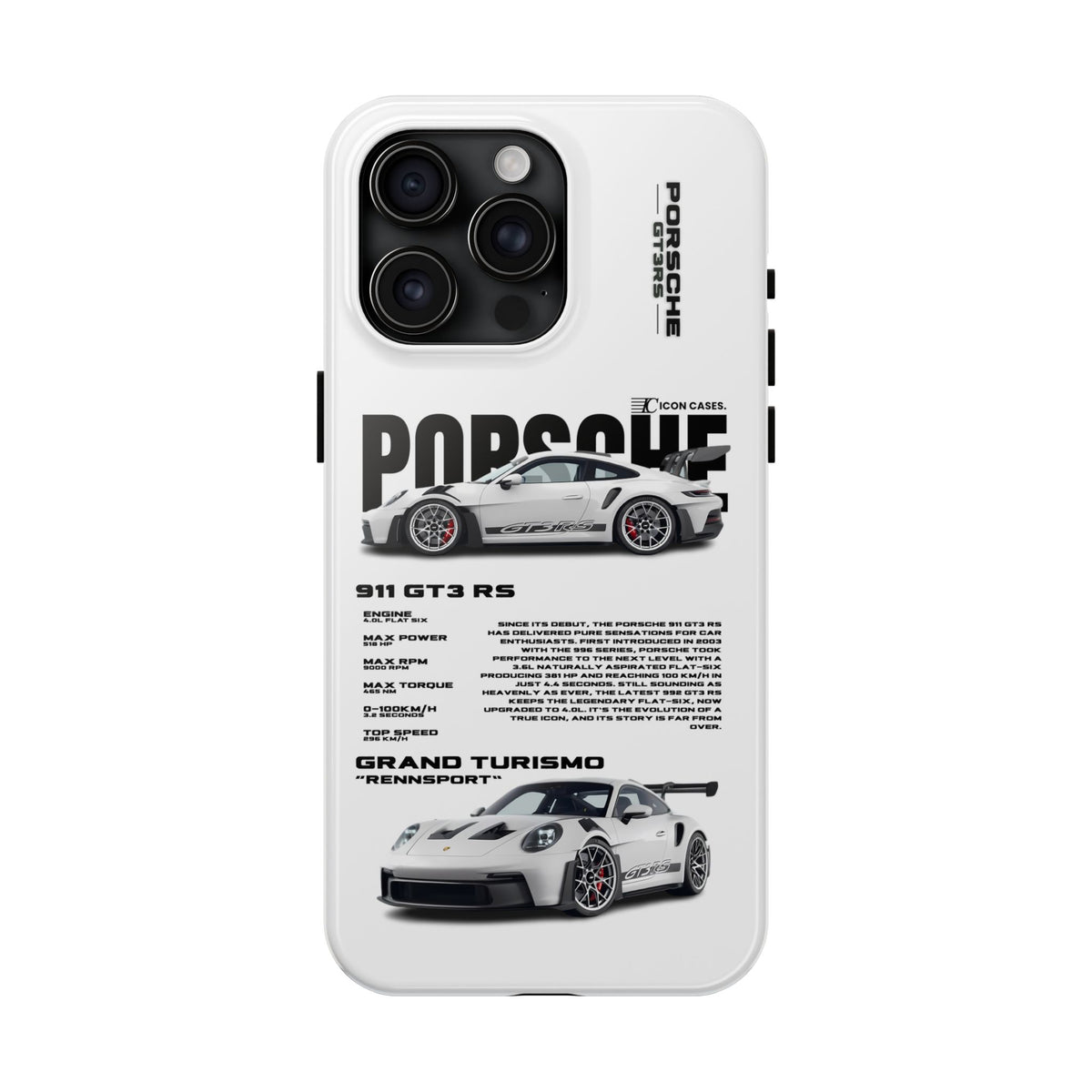 "GT3 RS" white case