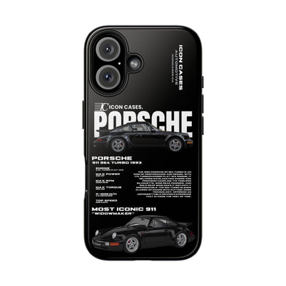 "964 Turbo" black case Phone Case Icon Cases